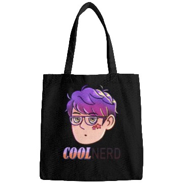 Discover Cool Nerd - Colour Purple design Bags