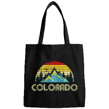Discover Colorado Vintage Mountains Nature Hiking Bags