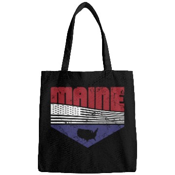 Discover Retro Vintage Maine Usa Bags