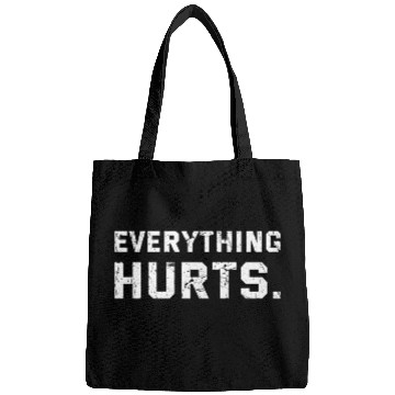 Discover Workout Everything Hurts Gym Motivation Bags