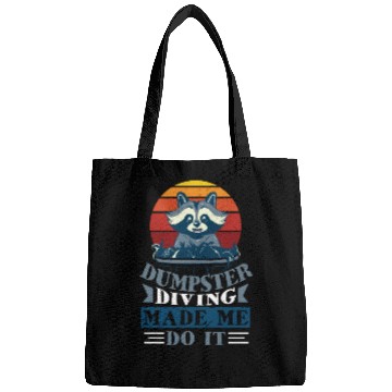 Discover Raccoon Lover Trash Picking Dumpster Diving Trash Bags
