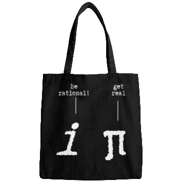 Discover Funny Math circle number pi quote cool Bags