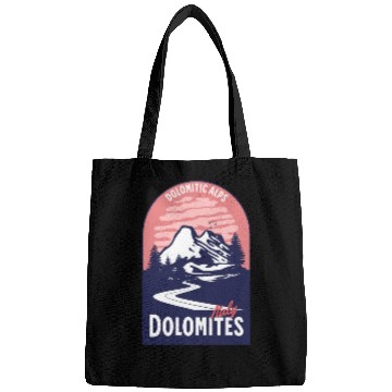 Discover Dolomites Italy Mountain Sunset Bags