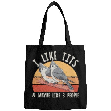 Discover Bird Watcher Retro Vintage Tit Bags