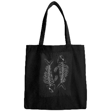 Discover Dark fish bones Bags