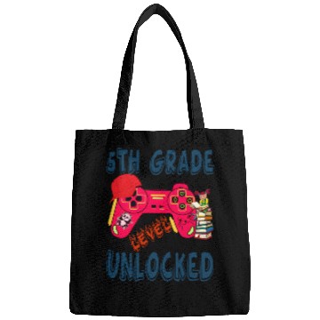 Discover 5th Grade Level Unlocked Video Game Back to School Bags
