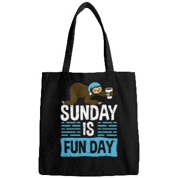 Discover Sunday Is Fun Day Sloth Bags