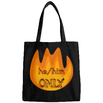 Discover on fire: he/him only Bags