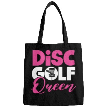 Discover Disc golf queen red gift Bags
