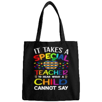 Discover Autism Teacher Support It Takes A Special Teacher Bags