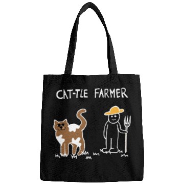 Discover Cattle Cat Farmer (White) Bags