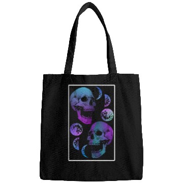 Discover Skeleton Bags, Neon Skull Moon Gothic Skeleton