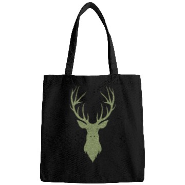 Discover Graceful Buck Deer Silhouette Bags