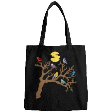 Discover Wild Nature With Trees And Birds Bags