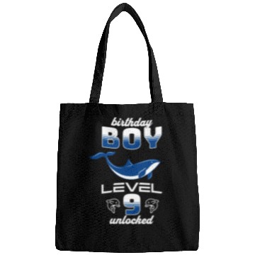 Discover Birthday Boy Level 9 Unlocked Dolphin Lover 9th Bags