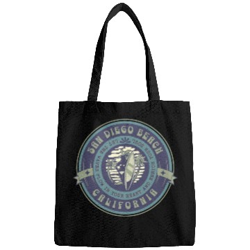 Discover San Diego California Beach Surfer Bags