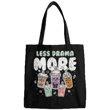 Discover Less Drama More Boba Day Kawaii Bubble Tea Bags
