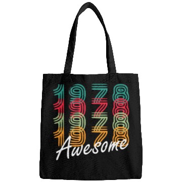 Discover 1978 Vintage Year Retro Birthday Gift Bags