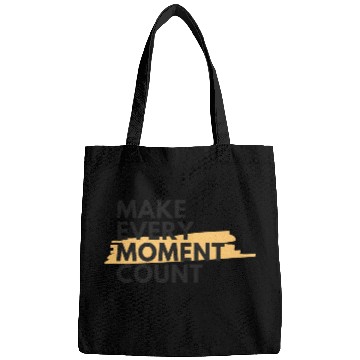 Discover Make every moment count | Motivation & growth Bags