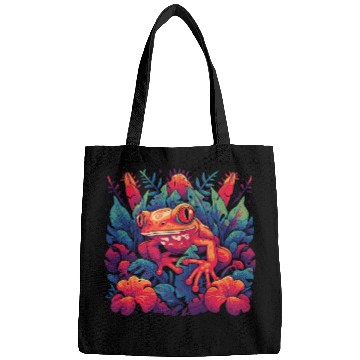 Discover Wild Poison Frog Goth Goblincore Fairycore Gothic Bags