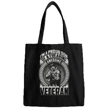 Discover Proud Son Freaking Awesome Veteran Bags