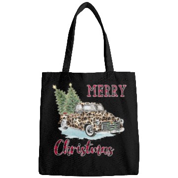 Discover Merry Christmas Leopard Print Truck Bags