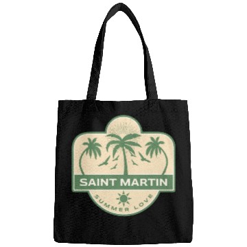 Discover Saint Martin Caribbean Summer Love Bags