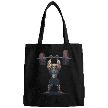 Discover Skeleton Powerlifting at the Gym Bags