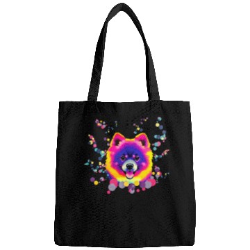 Discover Pomeranian pop art Bags