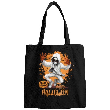 Discover Halloween Skeleton Dabbing Hip Hop Bags