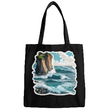 Discover A Dramatic Coastal Scene Bags