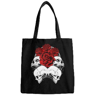 Discover Gothic Bags, Skull Red Roses Goth Vintage Grunge
