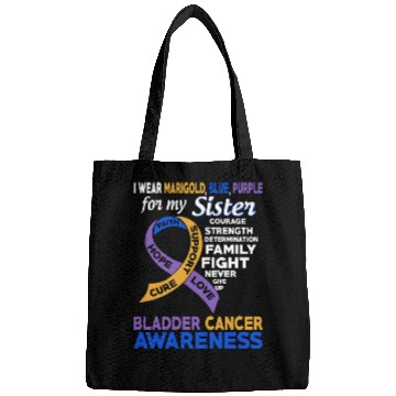 Discover I Wear Marigold Blue Purple For My Sister Bladder Bags