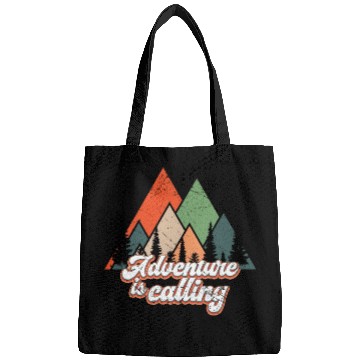 Discover Adventure Is Calling Retro Mountains Alps Bags