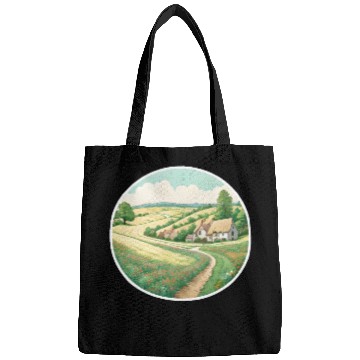 Discover A Picturesque Countryside Scene Bags