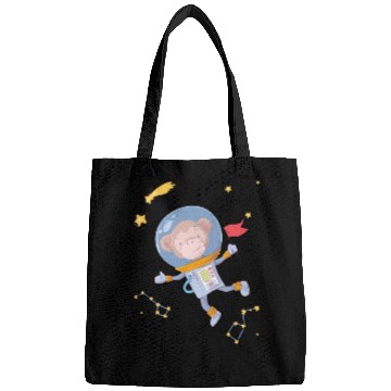 Discover Astronaut Space Monkey Galaxy For Bags