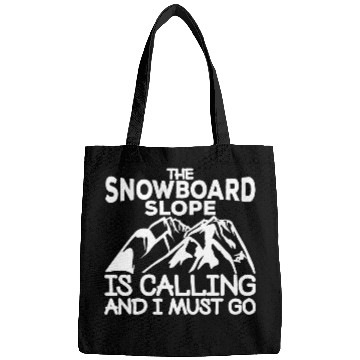 Discover Snowboarding Quote Bags