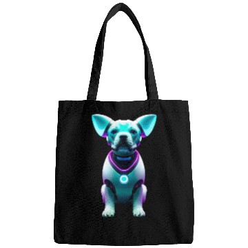 Discover Futuristic robot dog Bags