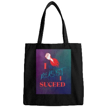 Discover I Will Persist Affirmation on Merch Bags