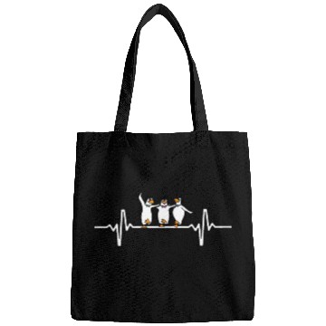 Discover Heart beat Penguin Bags for Nurses and Doctors