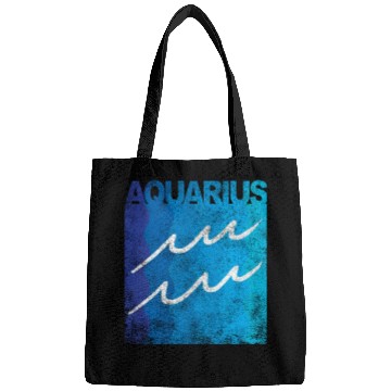 Discover Zodiac Symbol Sign Aquarius Bags