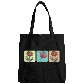Discover Tulips flower rose Bags