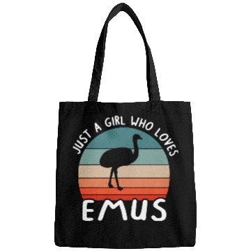 Discover Girl Lover Emu Women Love Saying Fan Bags
