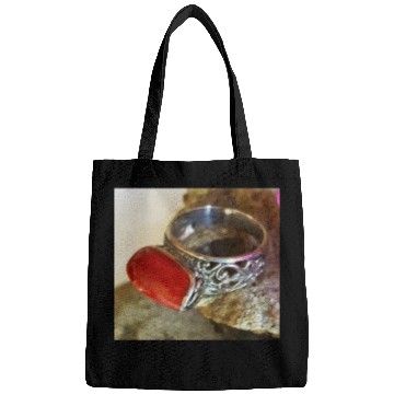 Discover Red Coral sterling silver ring for women Bags