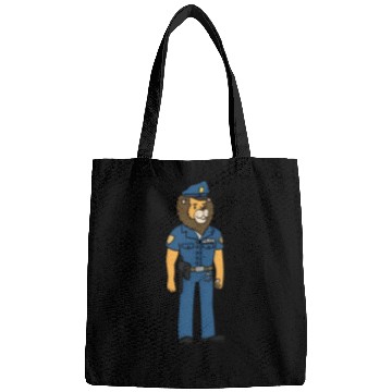 Discover lion policeman Bags