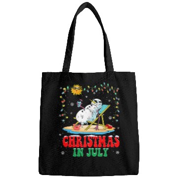 Discover christmas in July snowball Xmas Summer Bags