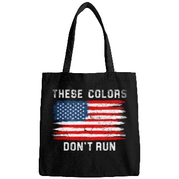 Discover These Colors American Flag Don'T Run Retro Bags