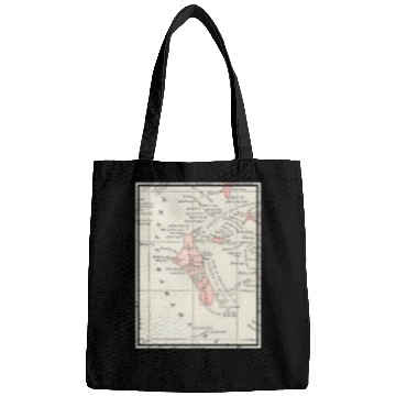 Discover Vintage Andros Island Bahamas Map Bags
