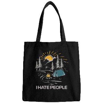 Discover I Hate People Funny Camping Bags