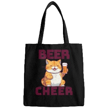 Discover Cute Cat Beer Cheer Bags
